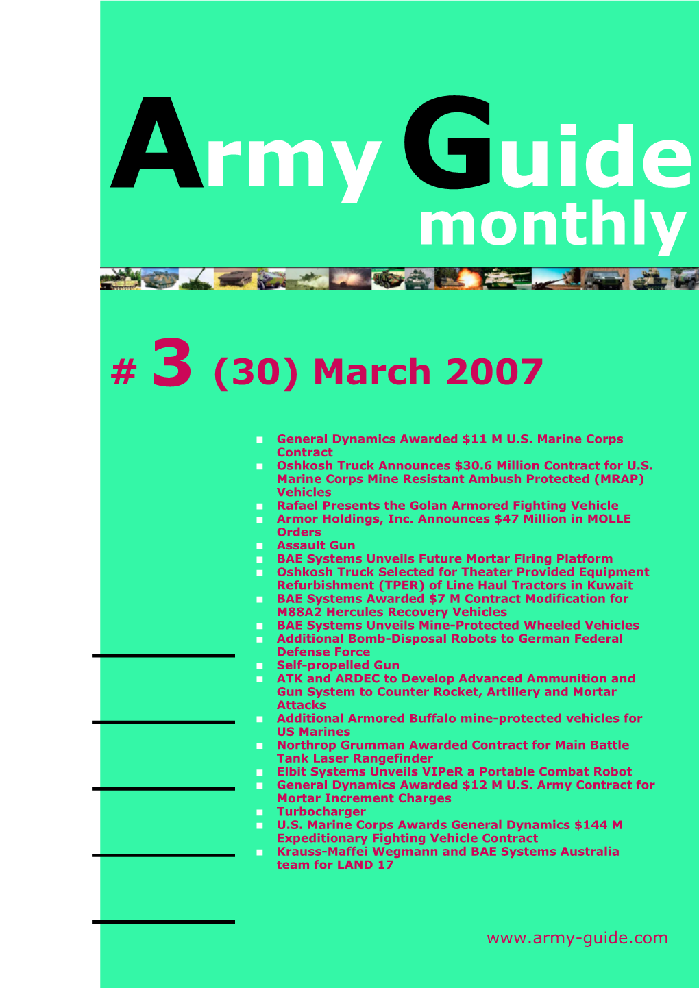 Army Guide Monthly • Issue #3