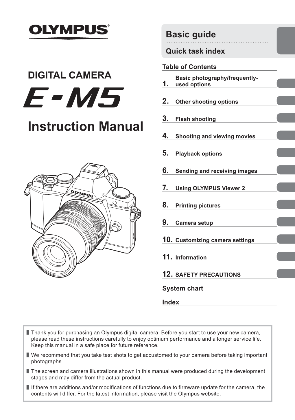 Instruction Manual E-M5