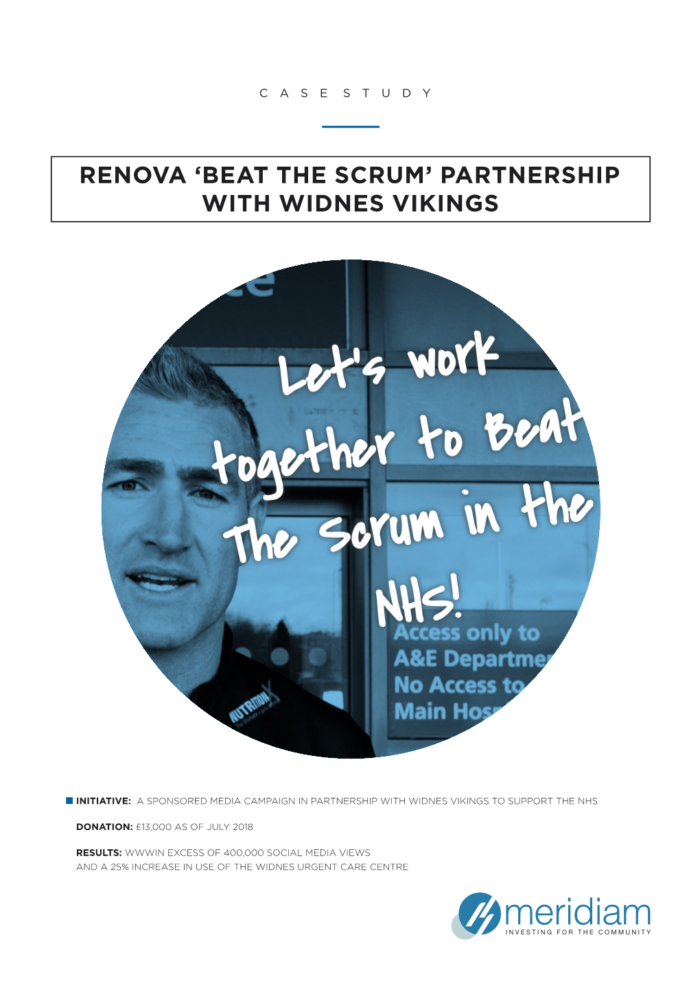 Renova ‘Beat the Scrum’ Partnership with Widnes Vikings