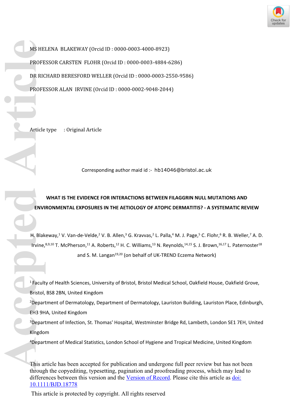 What Is the Evidence for Interactions Between Filaggrin Null Mutations and Environmental Exposures in the Aetiology of Atopic Dermatitis? - a Systematic Review