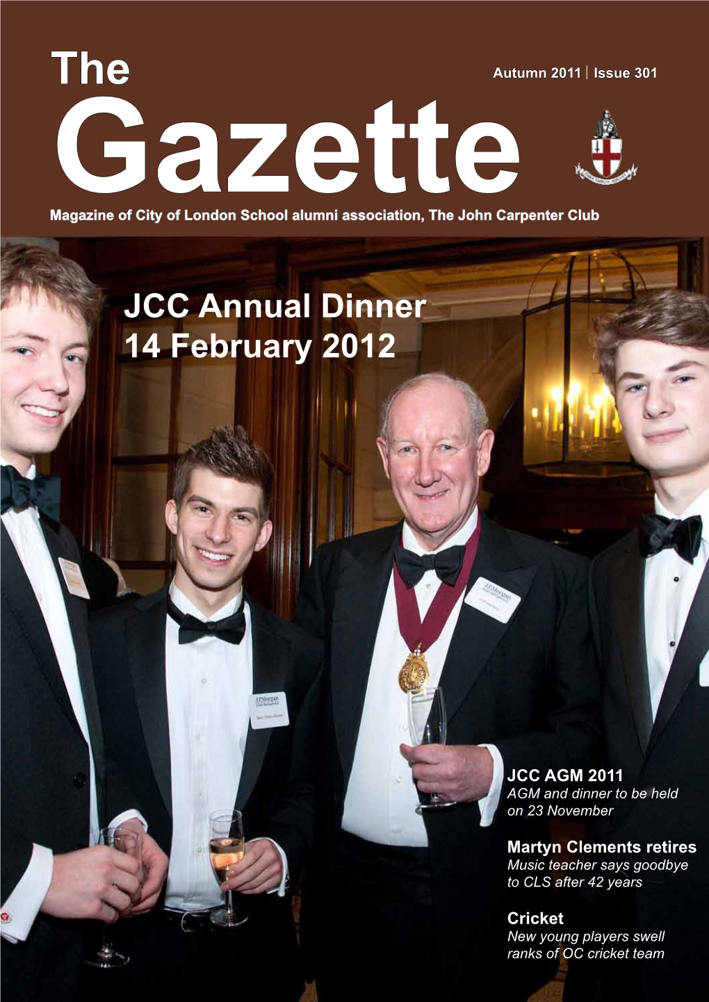 JCC Annual Dinner 14 February 2012