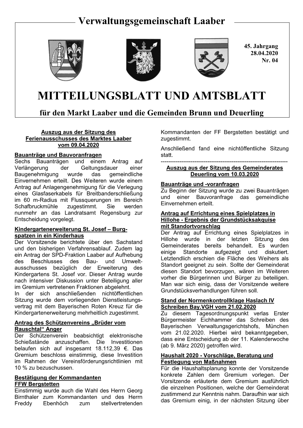 Verwaltungsgemeinschaft Laaber