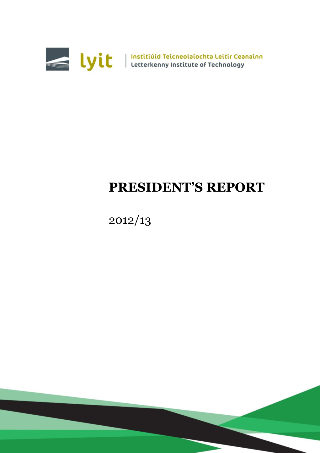 President's Report