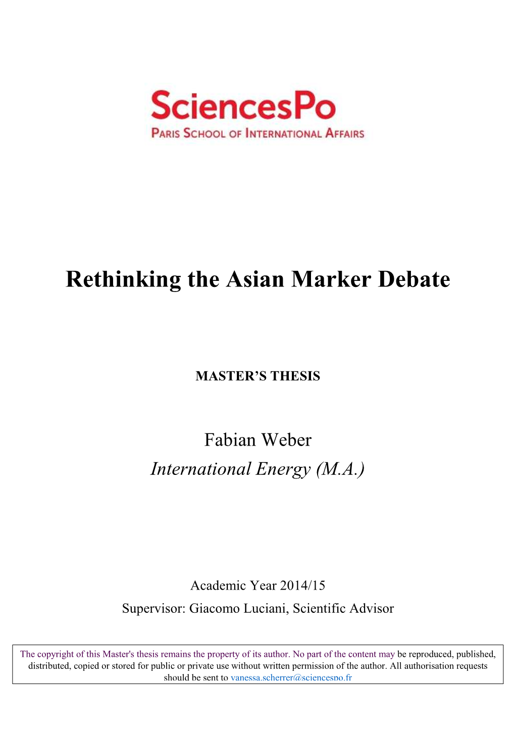 Rethinking the Asian Marker Debate