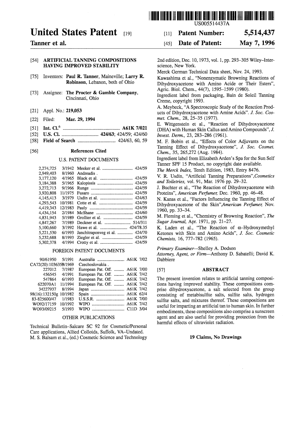 US5514437.Pdf