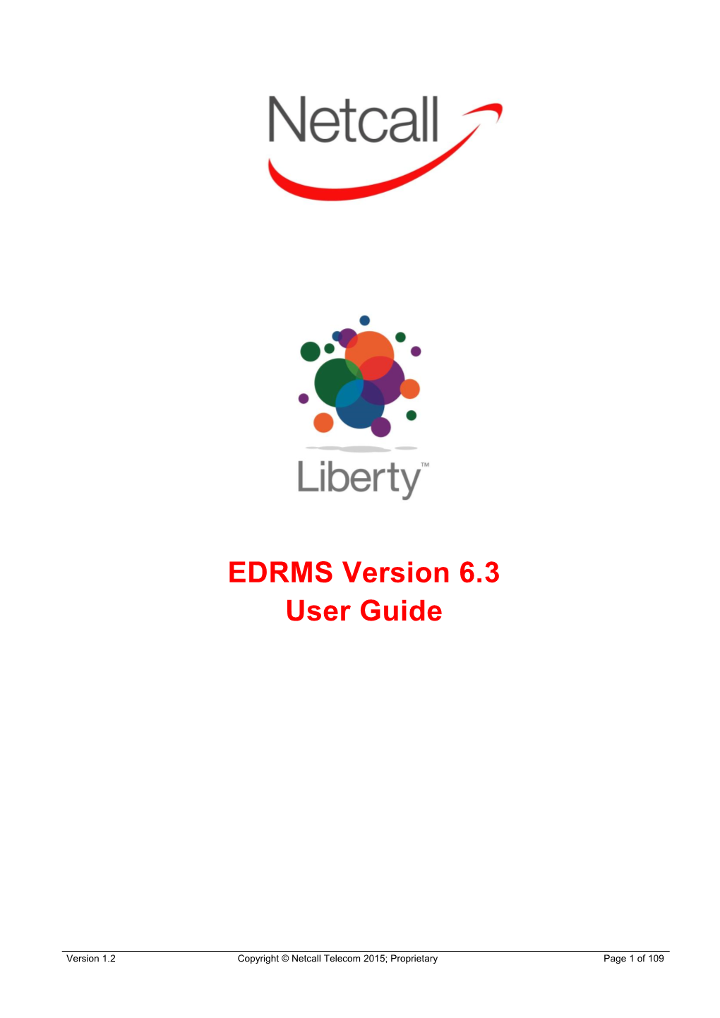 EDRMS Version 6.3 User Guide