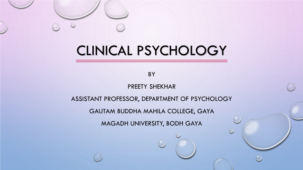 Clinical Psychology.Pdf