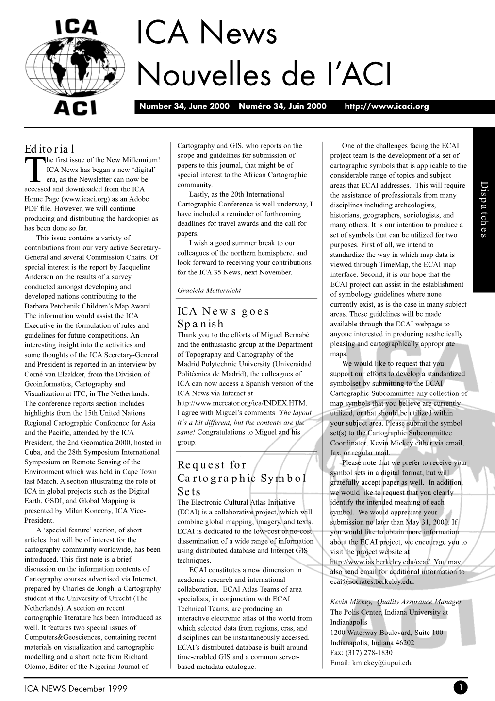 ICA News Nouvelles De I'aci