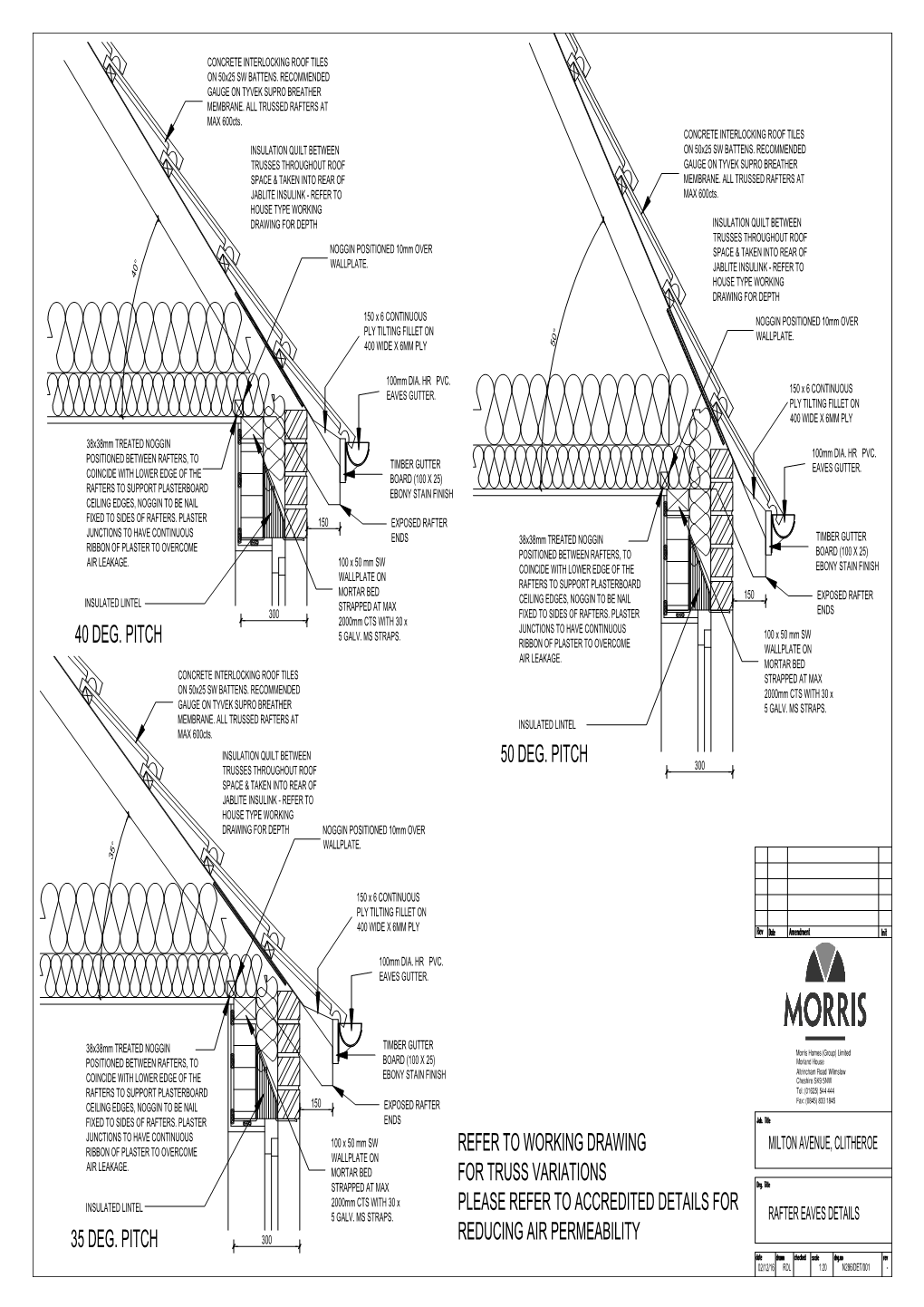 Exposed Rafter Eaves Detail