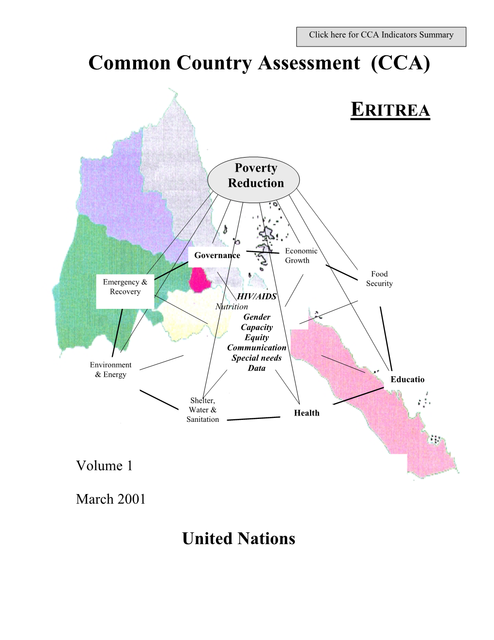 Common Country Assessment (CCA)