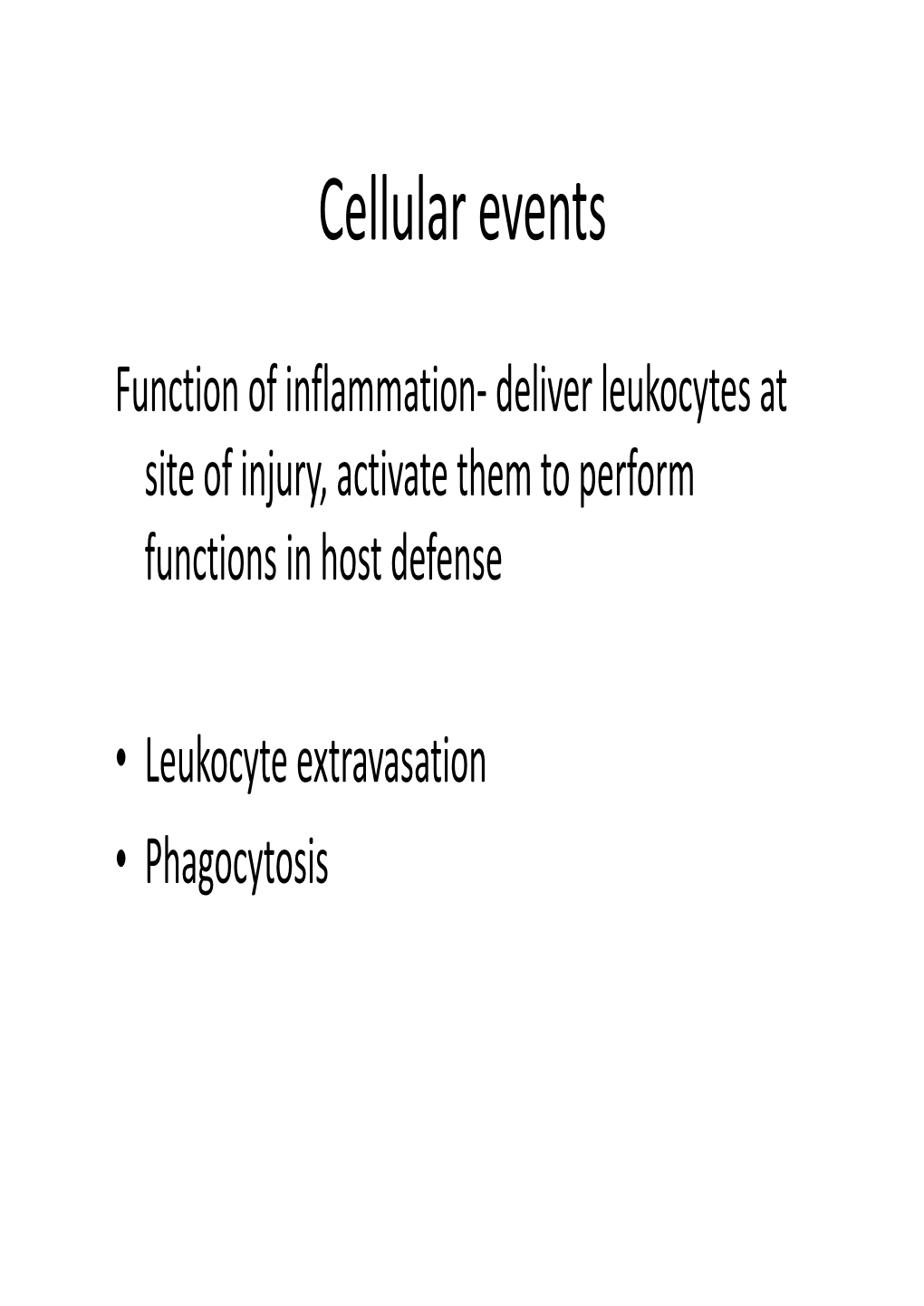 L2 Cellular Events