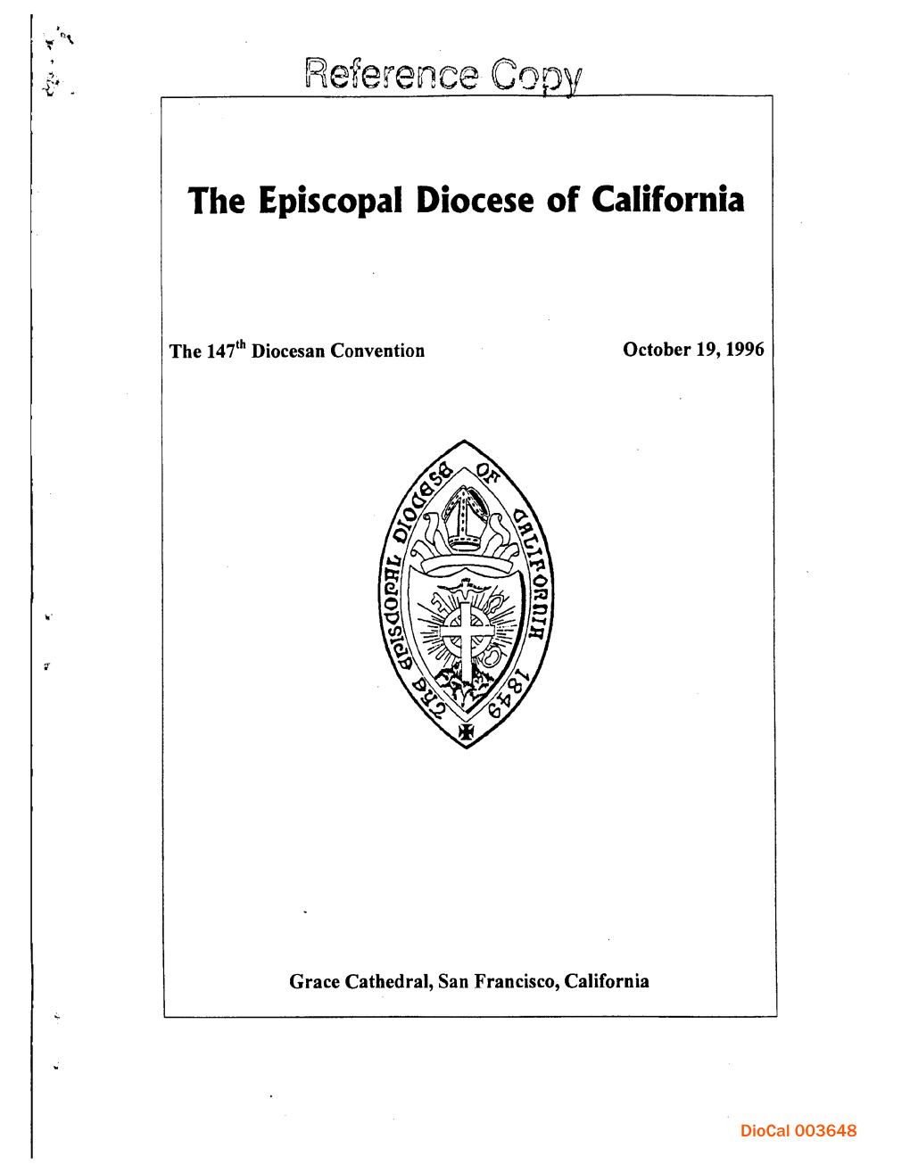 Journal of the 147Th Diocesan Convention