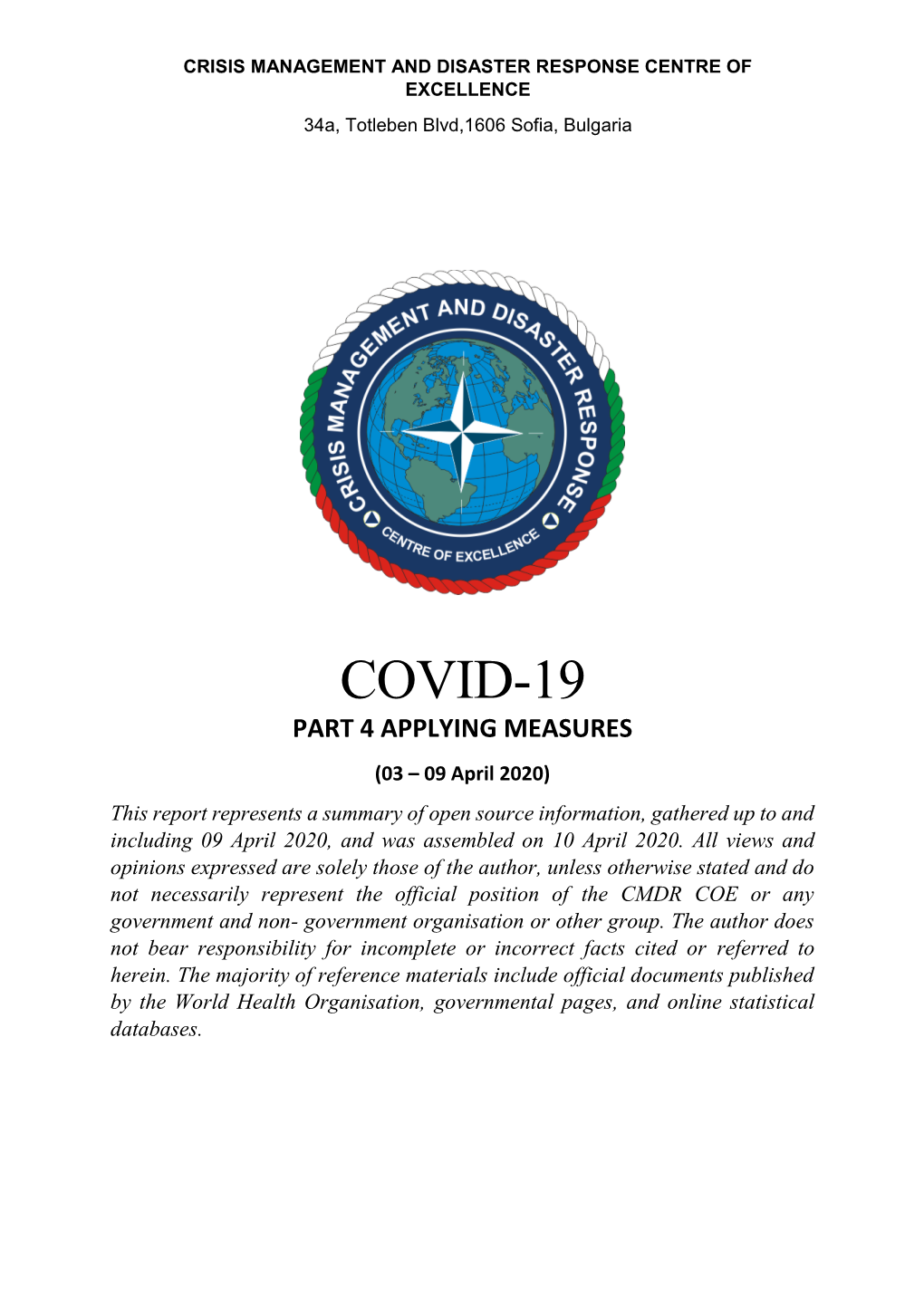 Covid 19 – Part 2