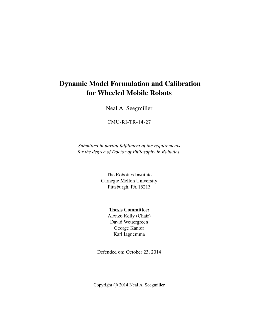 Dynamic Model Formulation and Calibration for Wheeled Mobile Robots