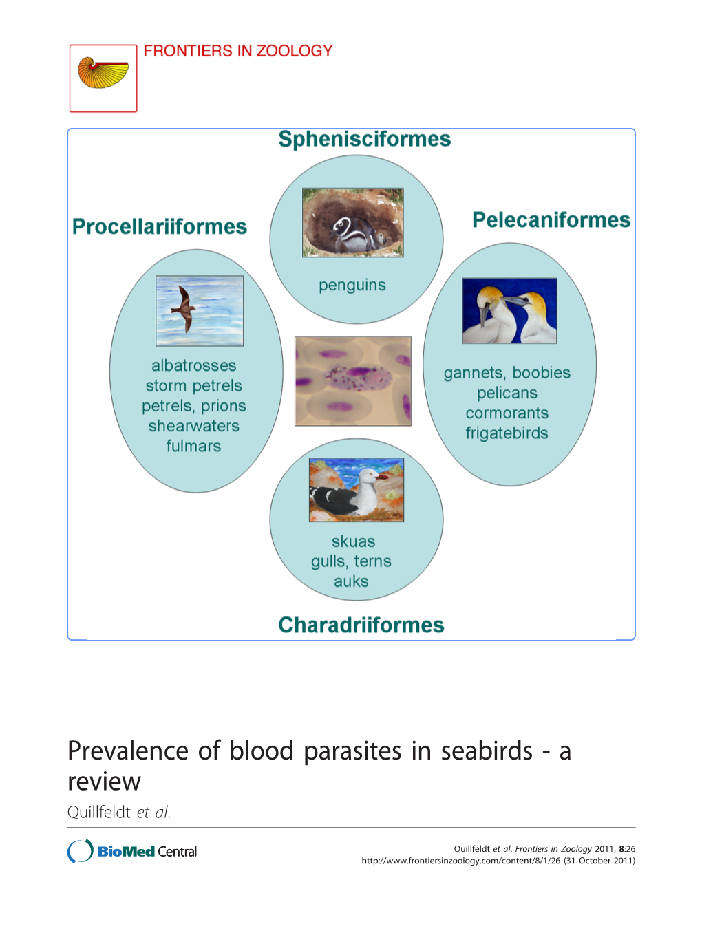 Prevalence of Blood Parasites in Seabirds-A Review