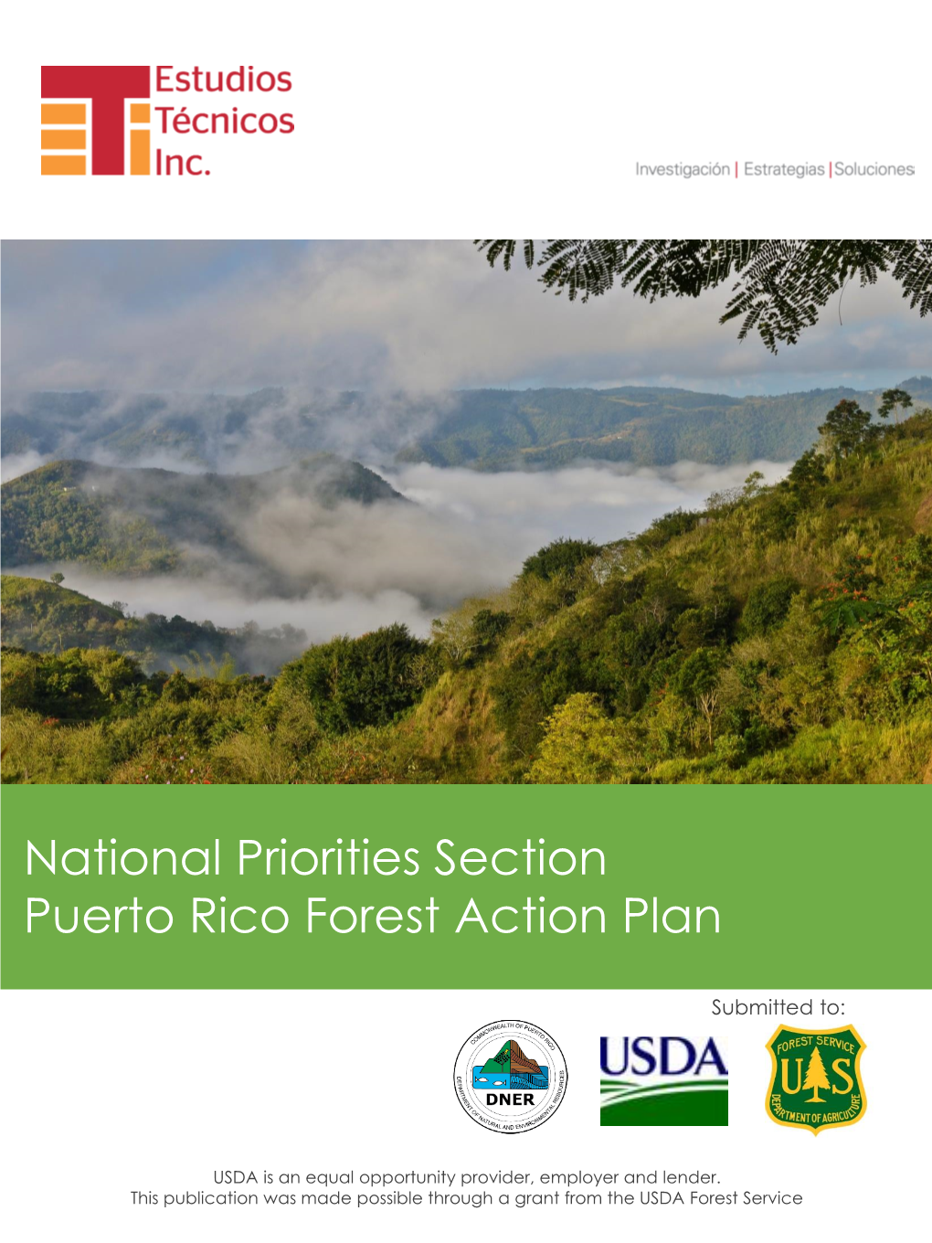 Puerto Rico Forest Action Plan