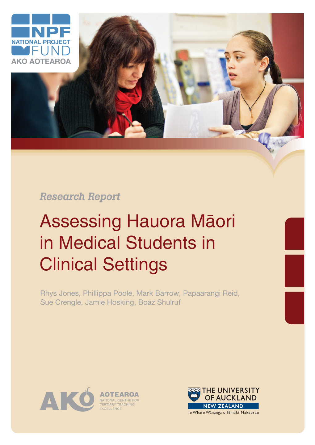 Assessing Hauora Māori in Medical Students in Clinical Settings
