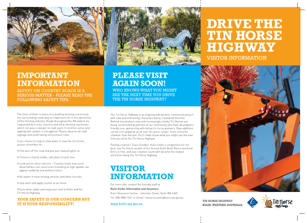 Drive the Tin Horse Highway Visitor Information