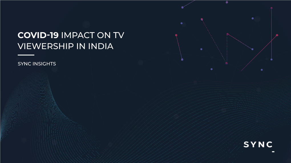 Covid-19 Impact on Tv Viewership in India