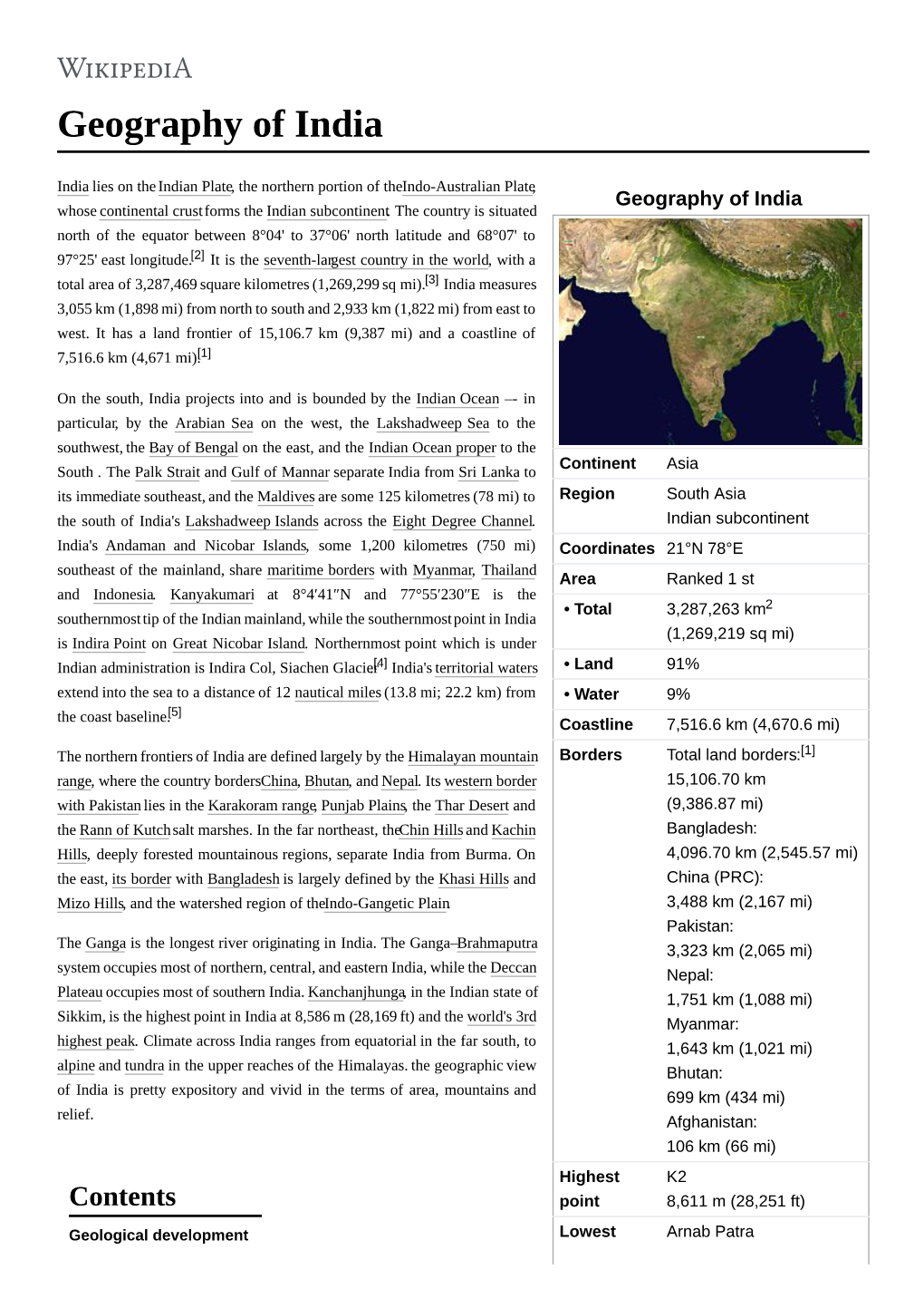 Geography of India