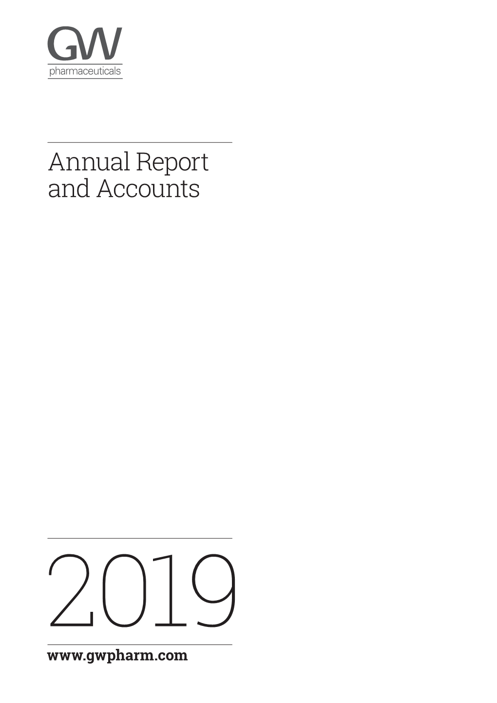 Annual Report and Accounts Annual Report and Accounts 2019 Accounts and Report Annual