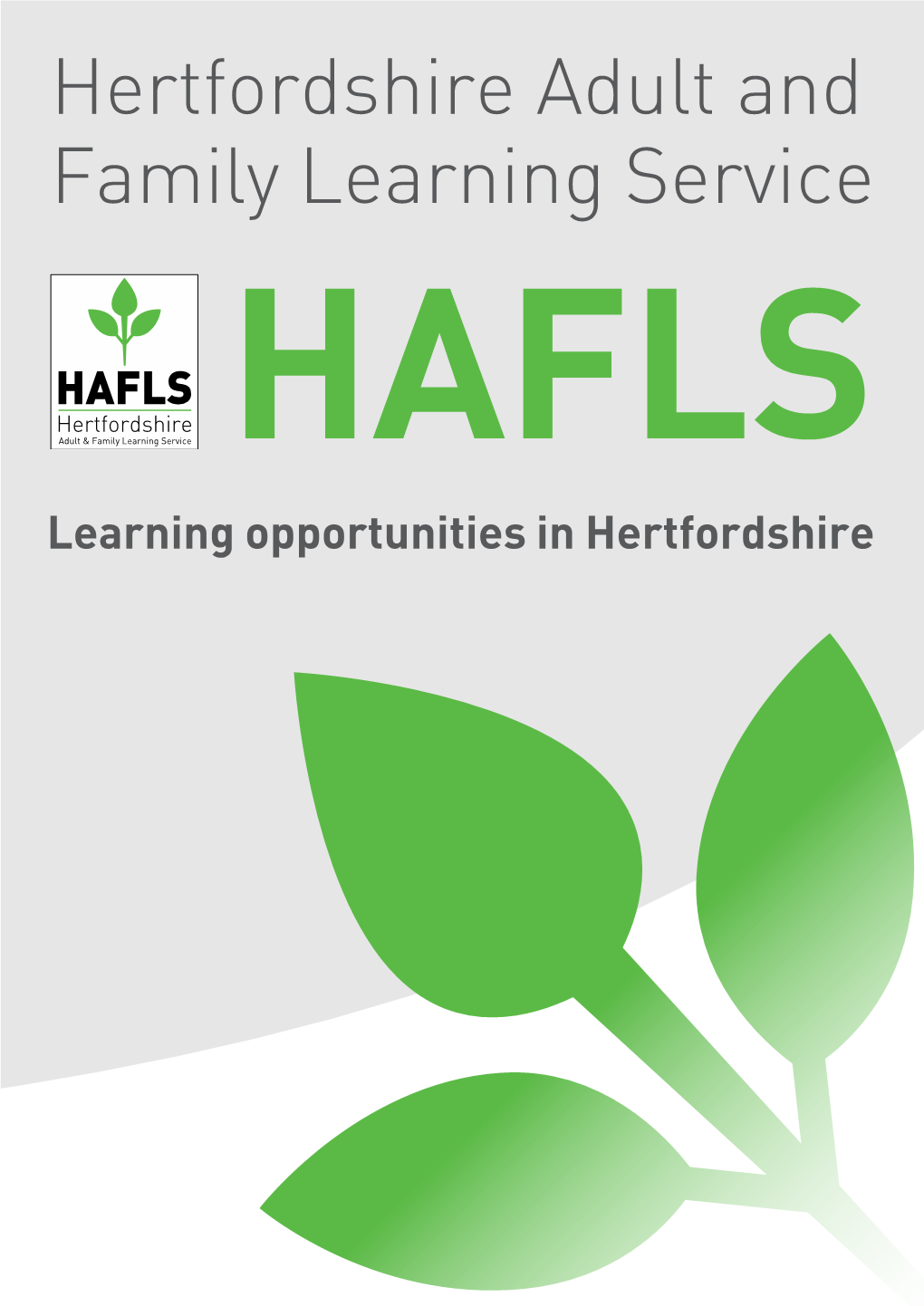 Hertfordshire Adult and Family Learning Service