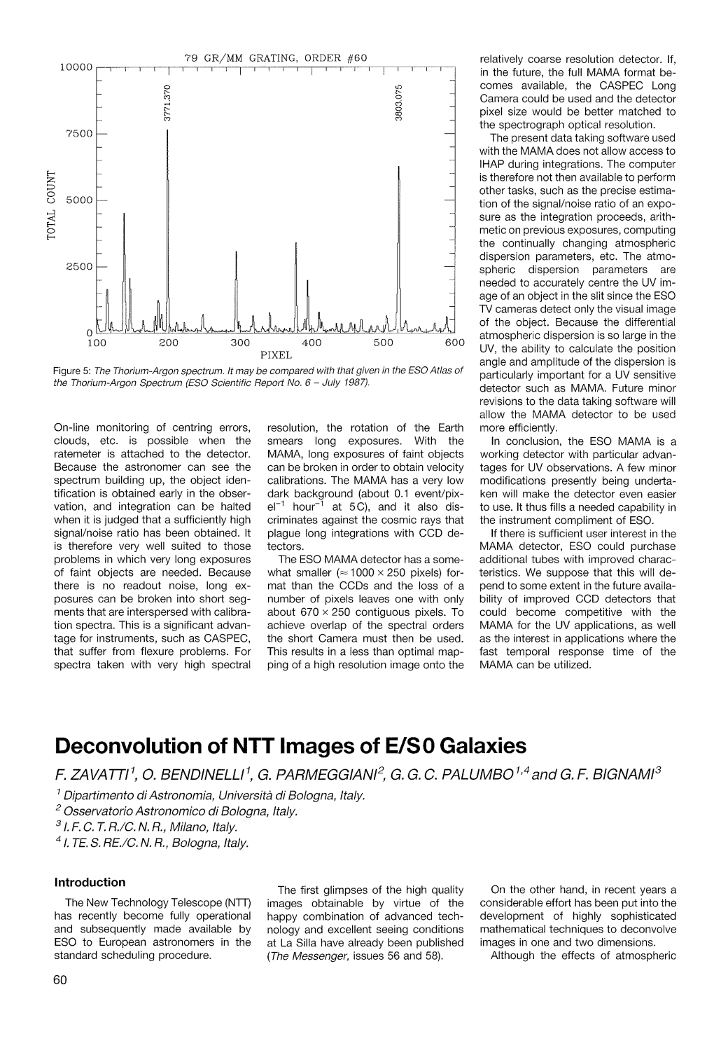Deconvolution of NTT Images of EISO Galaxies F