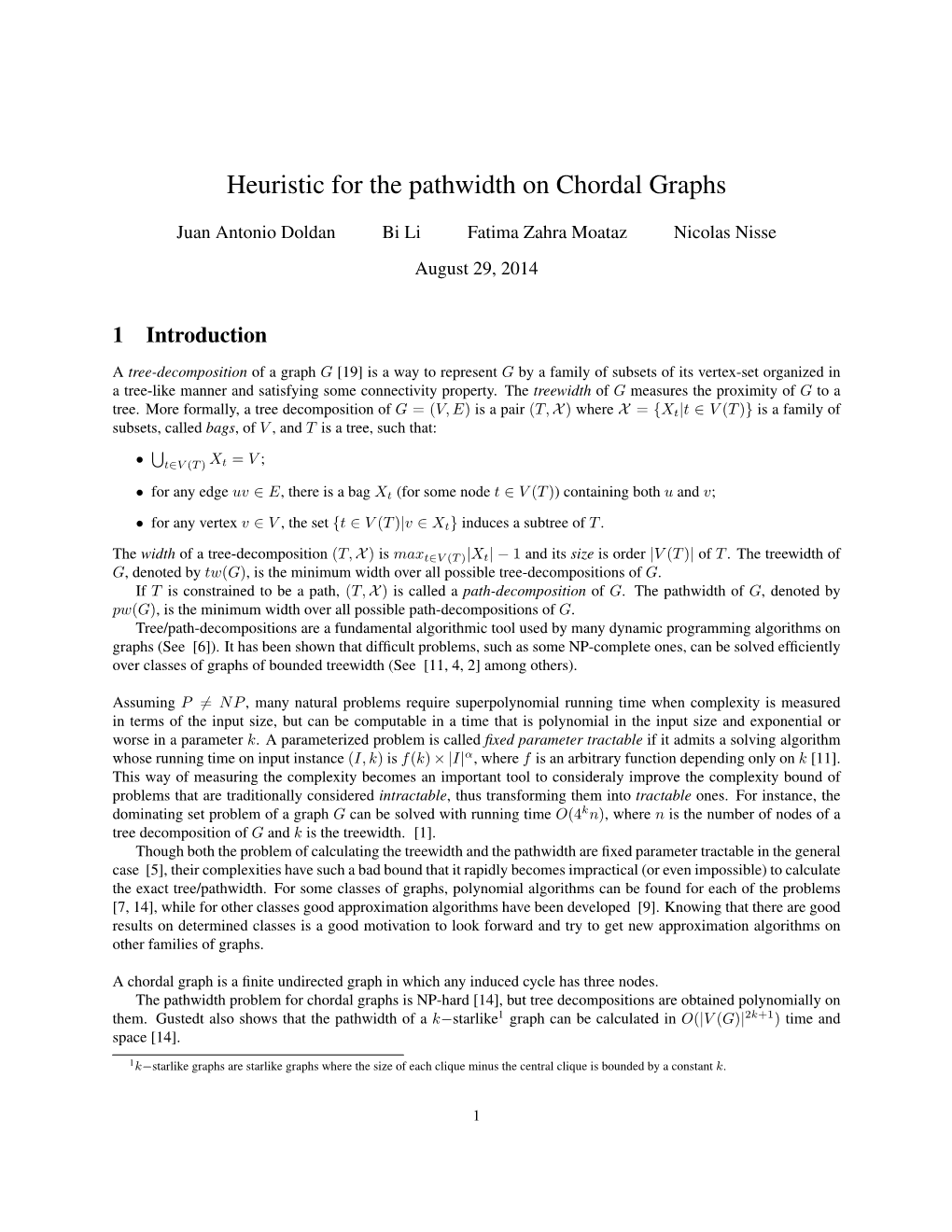 Heuristic for the Pathwidth on Chordal Graphs