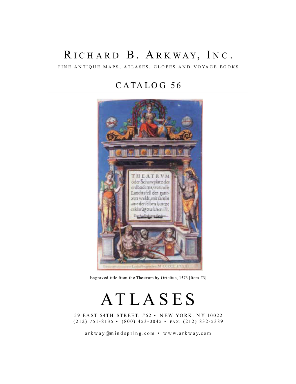 Atlases, Globes and Voyage Books