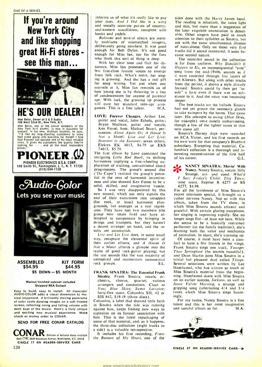 Audio Guitar and Vocal; John Echols, Guitar; for Example) Were Mostly Embarrassing, 106 West 32Nd St., New York, N.Y