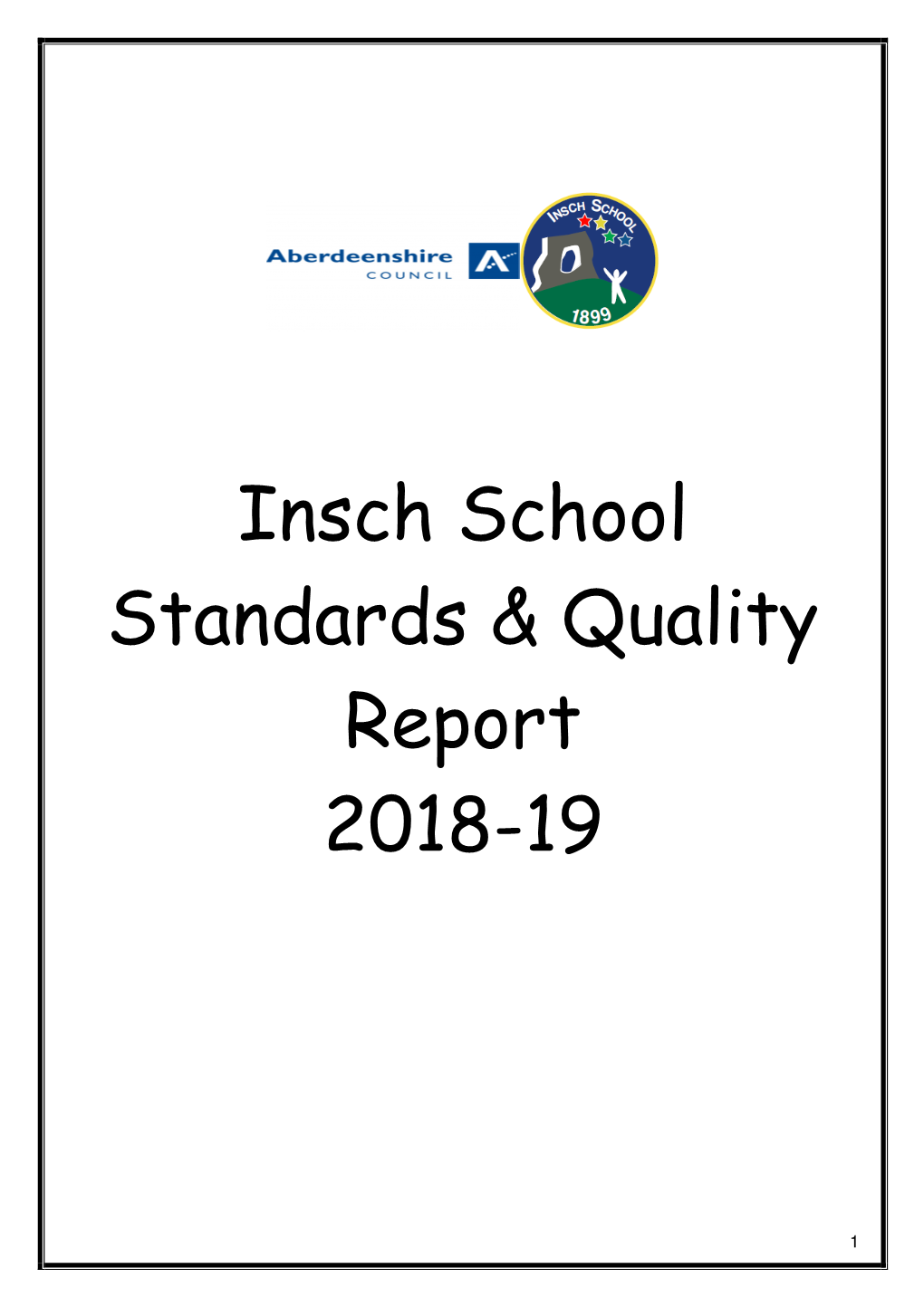 Insch School Standards & Quality Report 2018-19