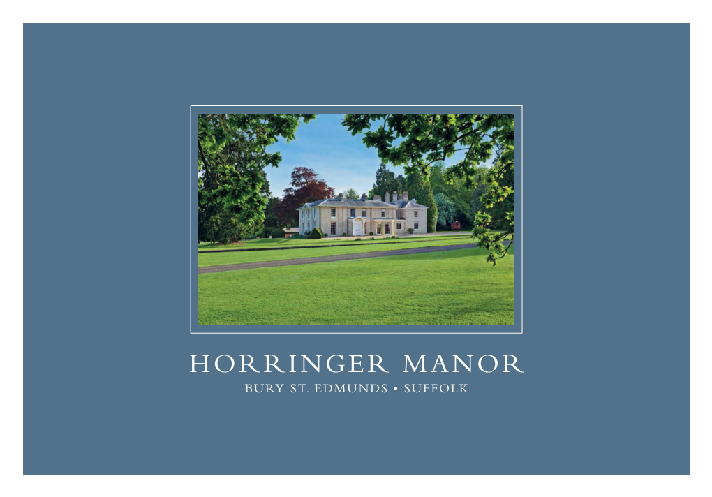 Horringer Manor Bury St