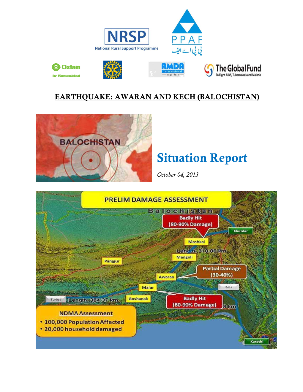 Earthquake Relief Up