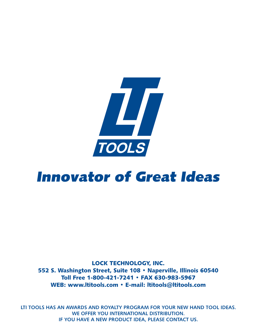 Innovator of Great Ideas