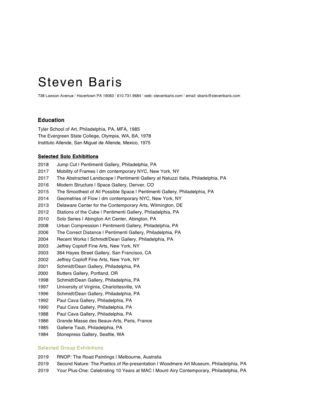 Steven Baris