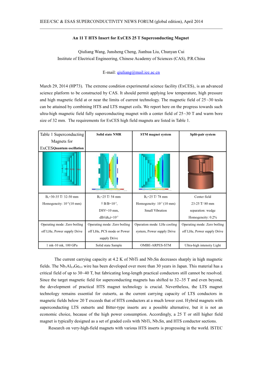 A11 T HTS Insert for 25 T Superconducting Magnet in Exces