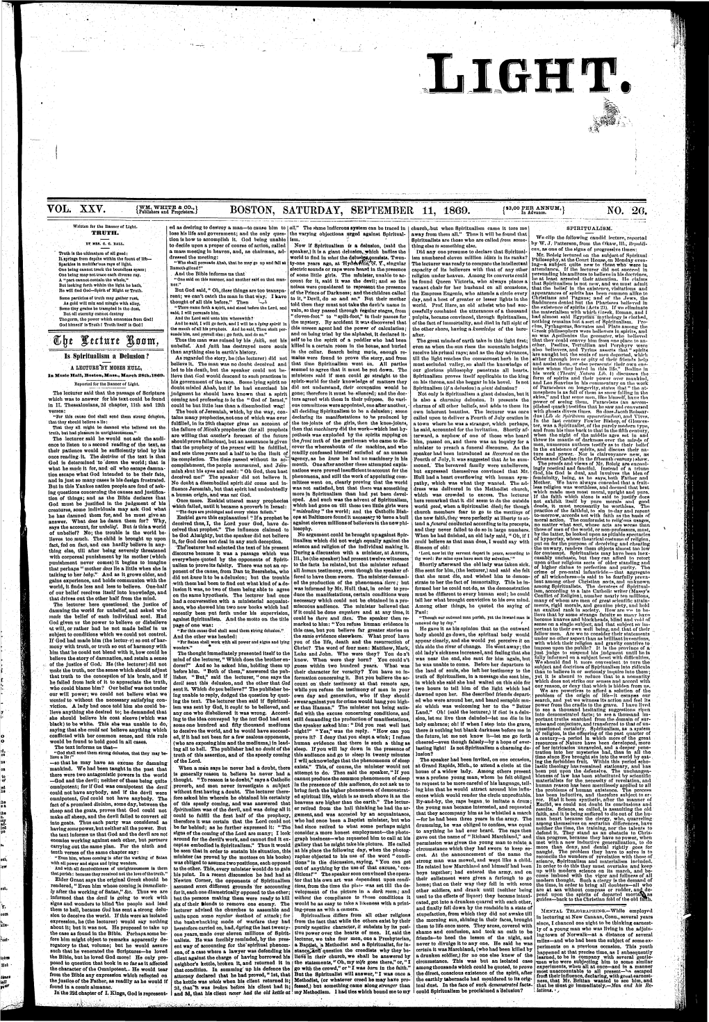 Banner of Light V25 N26 11 Sep 1869