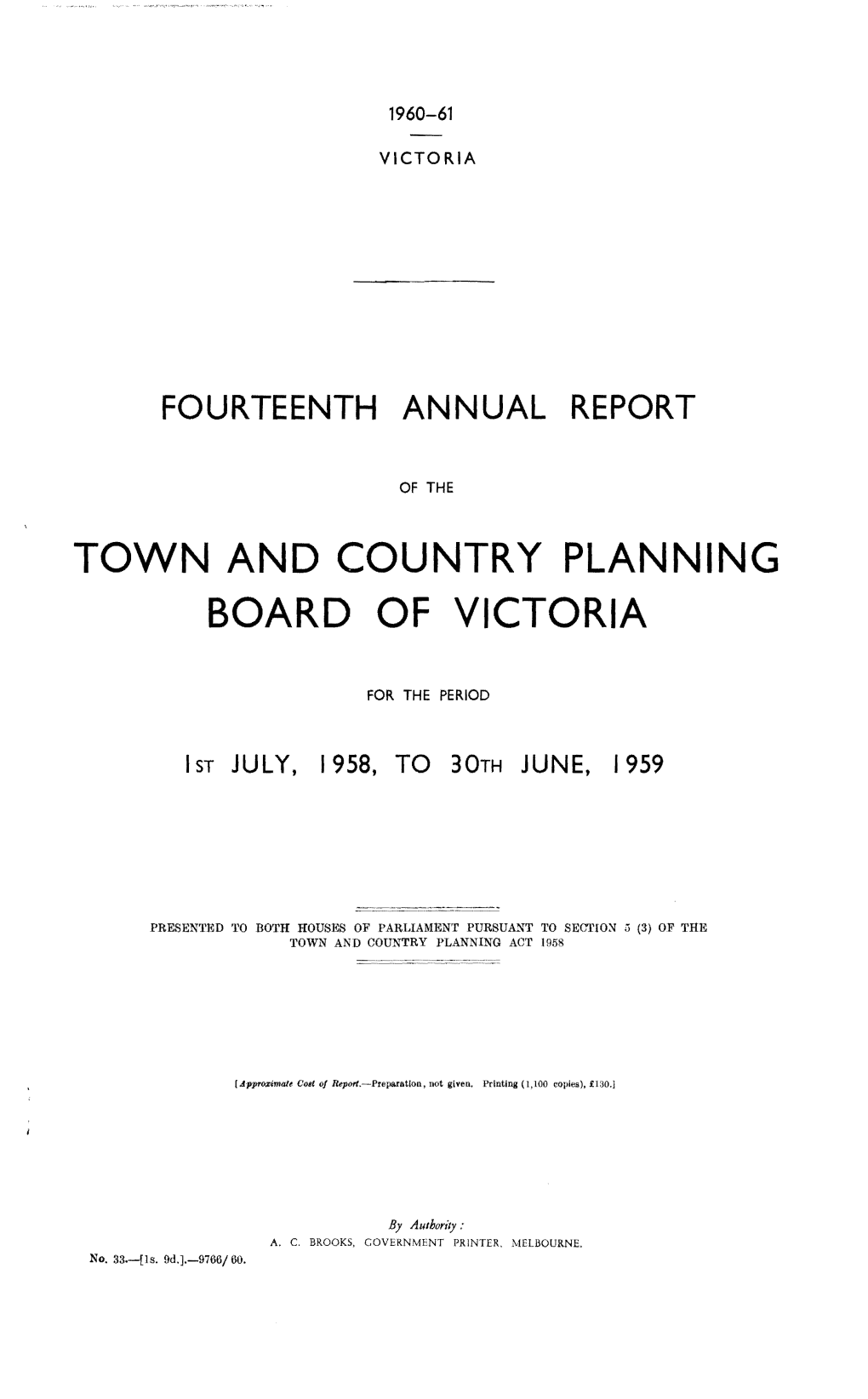 Town and Country Planning Board of Victoria