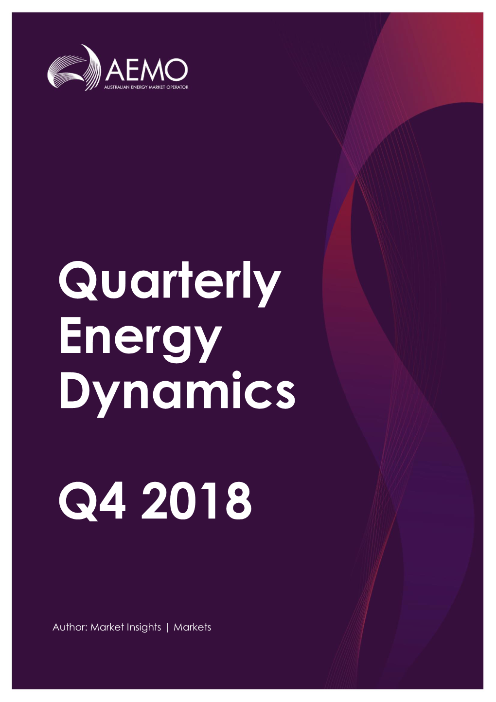 Quarterly Energy Dynamics Q4 2018