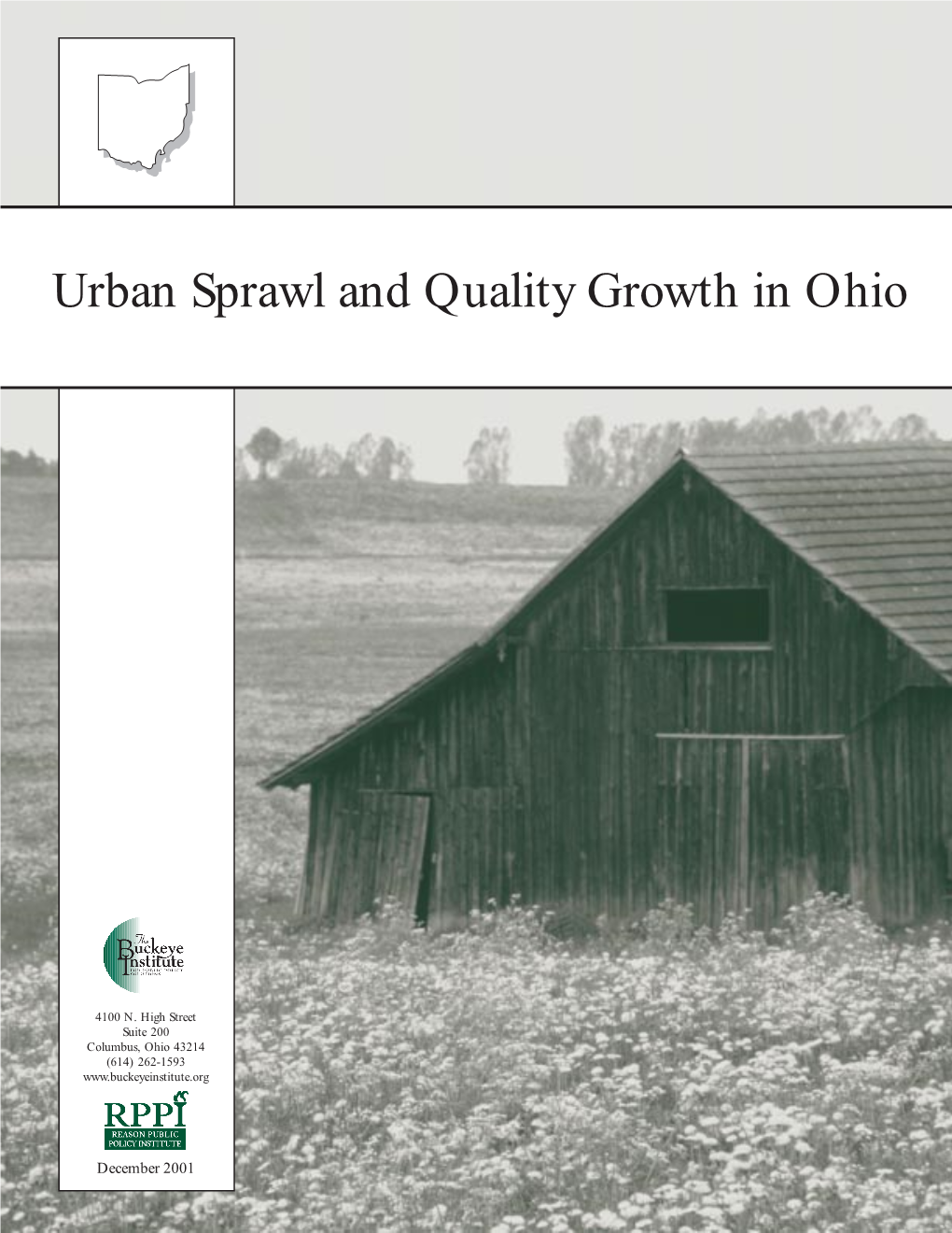 Urban Sprawl and Quality Growth in Ohio