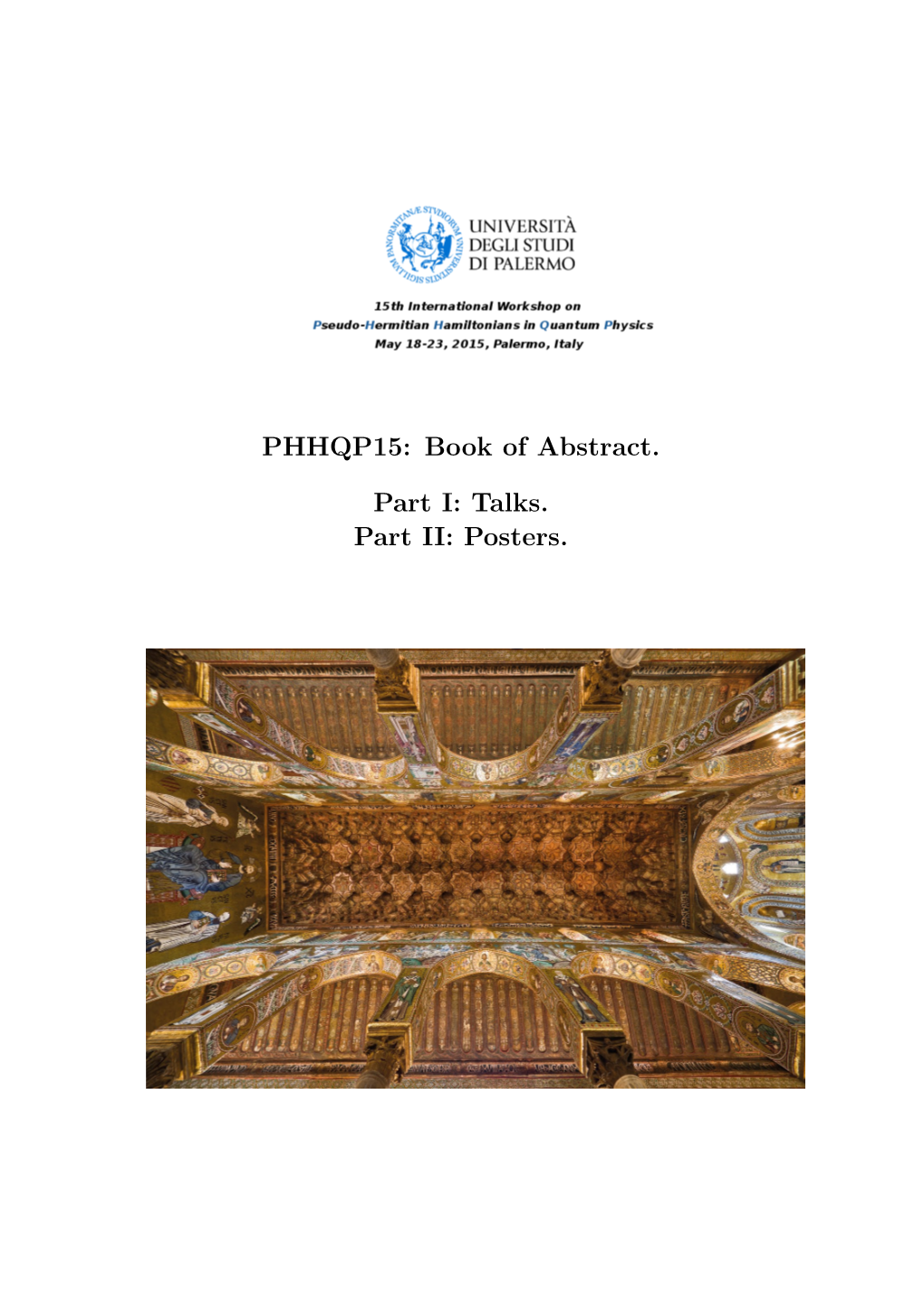 PHHQP15: Book of Abstract