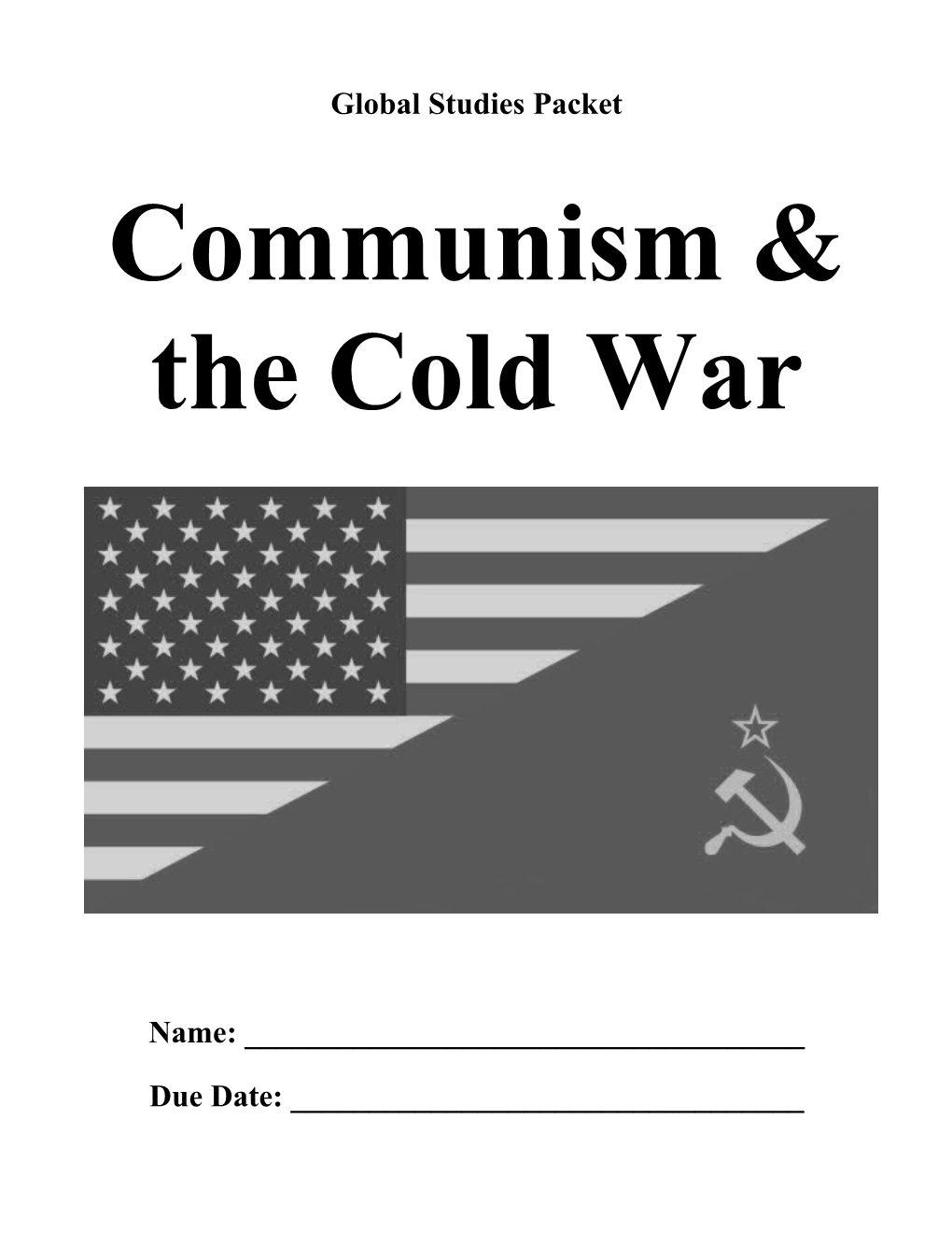 Communism & the Cold War