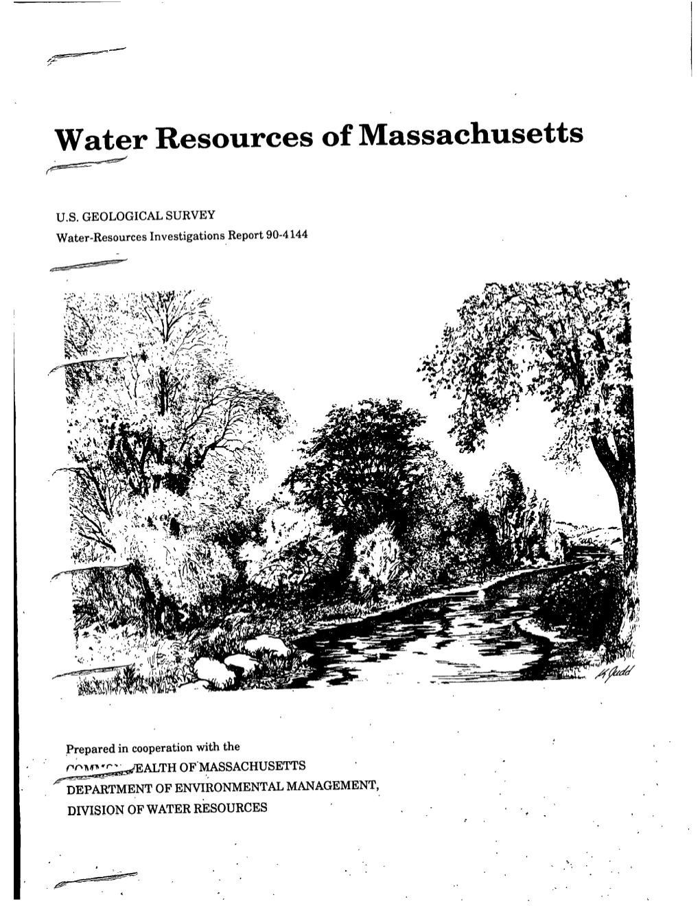 Water Resources of Massachusetts (-G---+