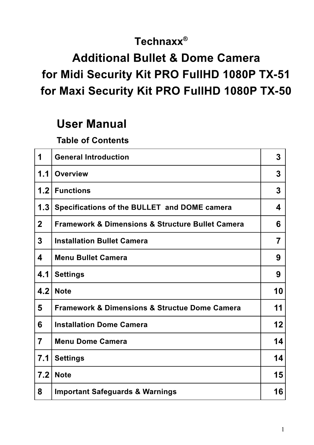 K6 Camera User's Manual