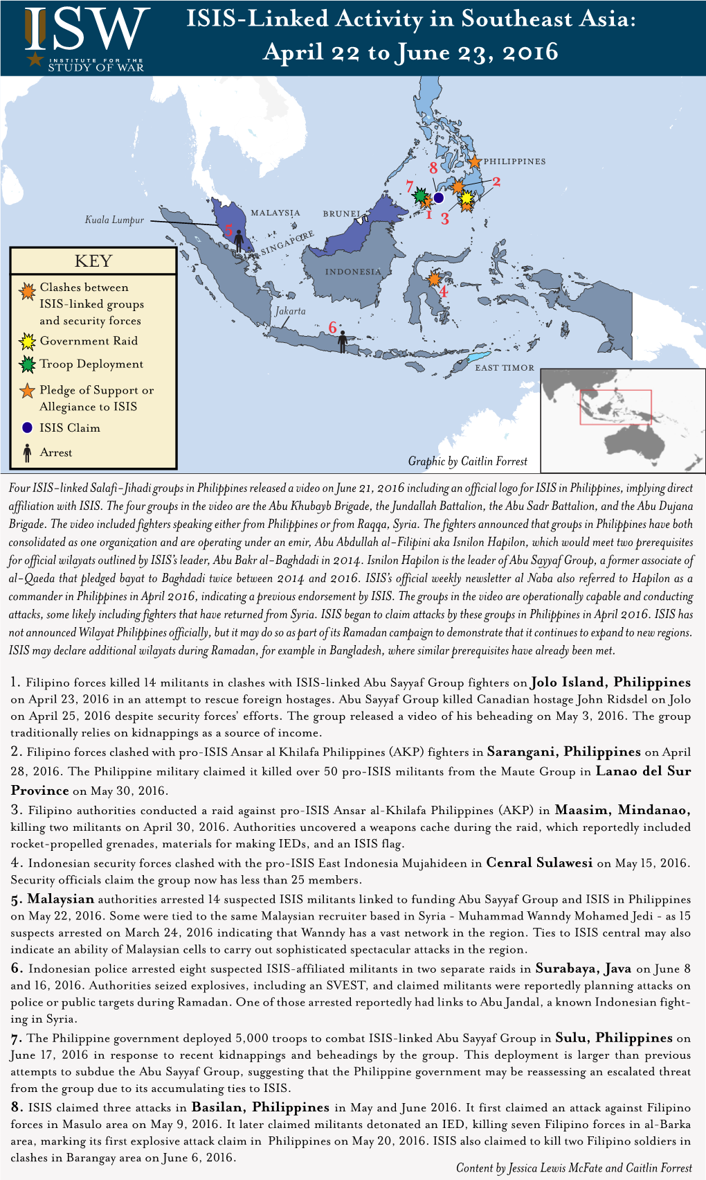 ISIS in SE Asia JUN 2016