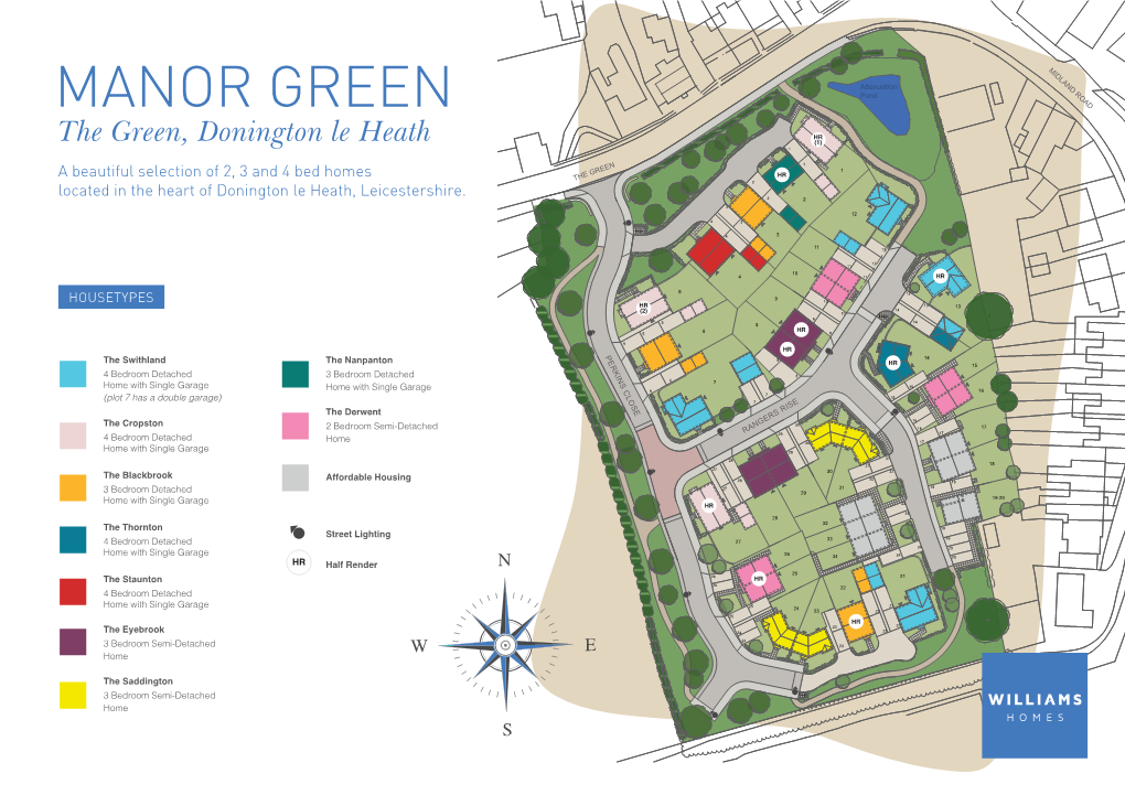 MANOR GREEN the Green, Donington Le Heath 1