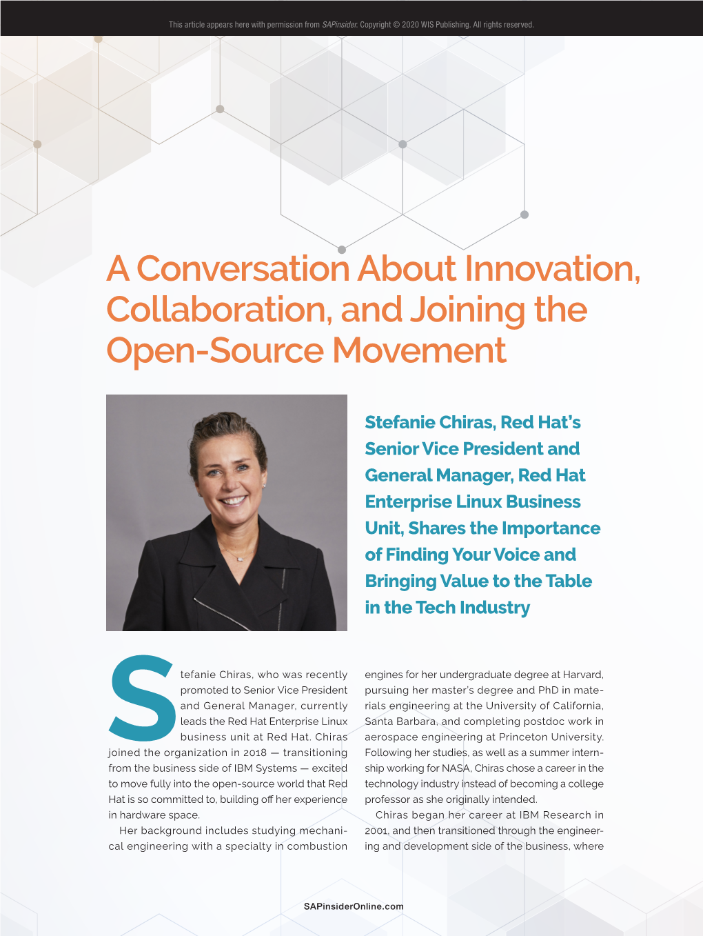 A Conversation About Innovation, Collaboration, and Joining the Open-Source Movement