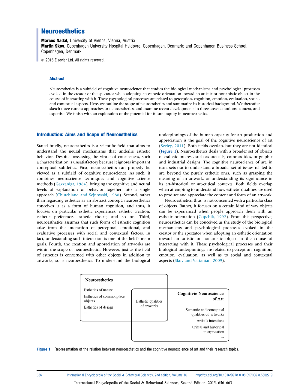 Neuroesthetics