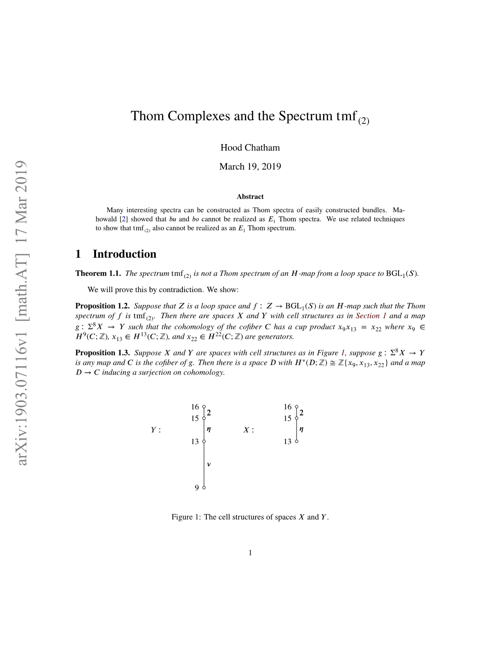 Thom Complexes and the Spectrum Tmf (2)
