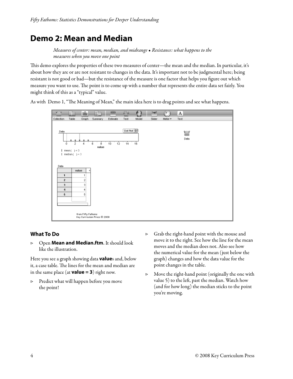 Mean and Median Demo 2